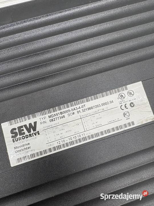 SEW MDX61B00055A340T DIO11B DER11B Card Warszawa