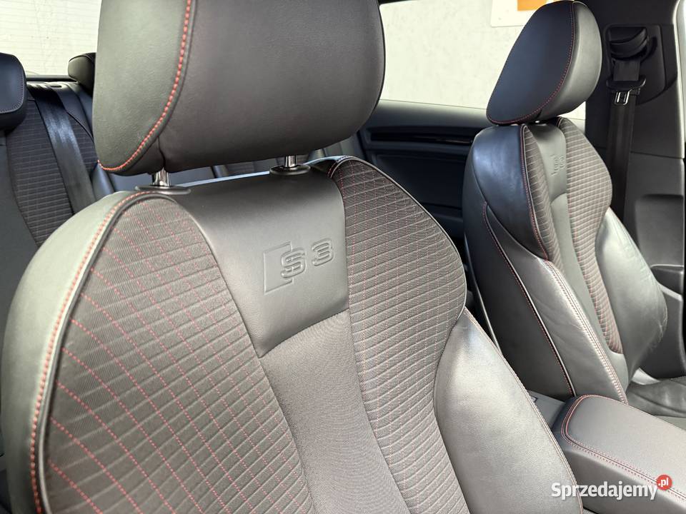 20TFSI 300 S3 manual 5D czerwona 19 GWARANCJA welurowa tapicerka Poznań
