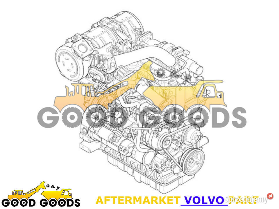 VOLVO USZCZELKI SILNIKA D33 22915048 16682943 Władysławów sprzedam