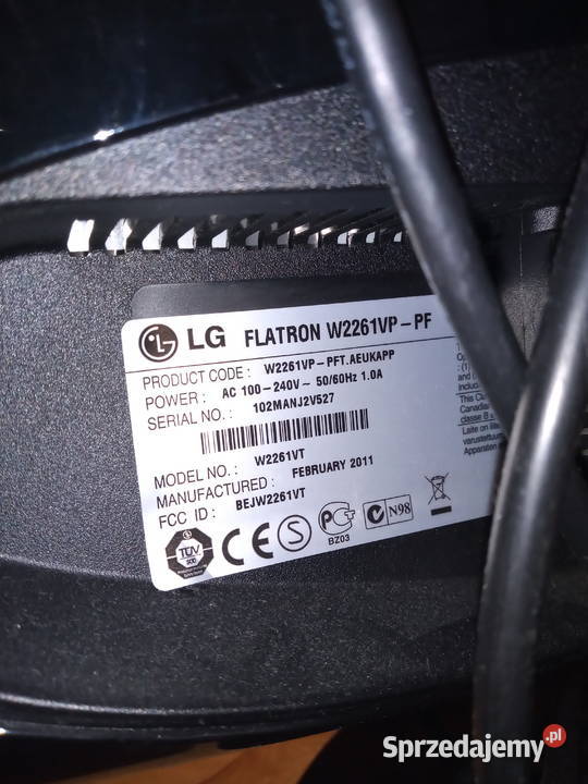 monitor firmy LG Flatron W2261VPPF 215 cala Olkusz