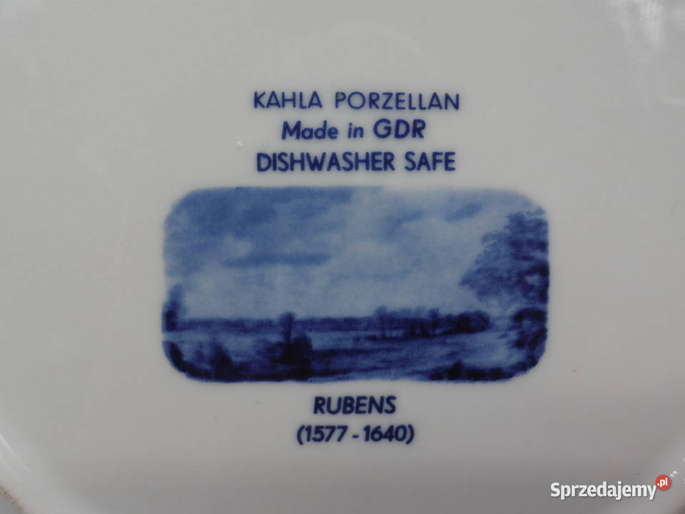 Kolekcjonerski Talerz Dekoracyjny KAHLA Scena Raszków