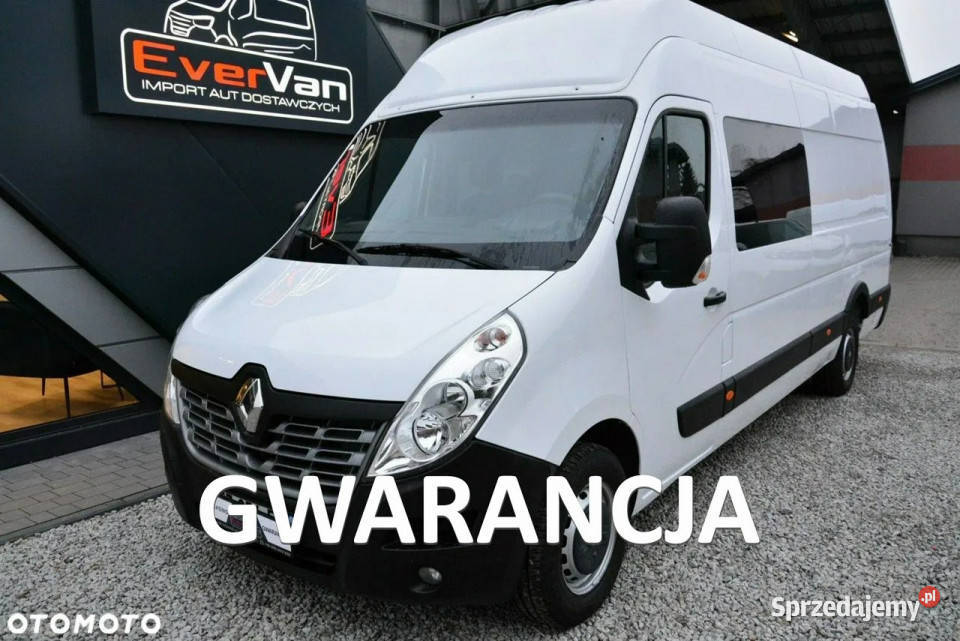 Renault Master najdłuższy najwyższy L4H3 7 furgon mazowieckie Warszawa