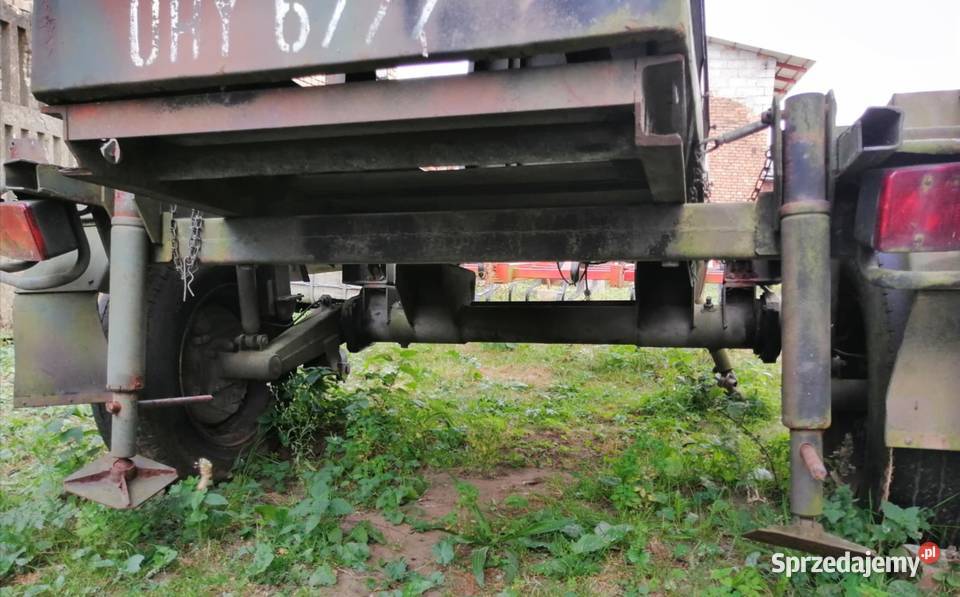 Przyczepka 1 osiowa wojskowa agregacie Zremb Siewierz