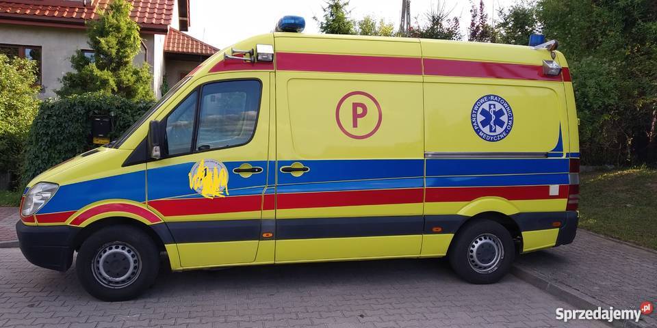 Ambulans karetka Mercedes Sprinter 315 CDI nosze Rok produkcji 2007 warmińsko-mazurskie Olsztyn