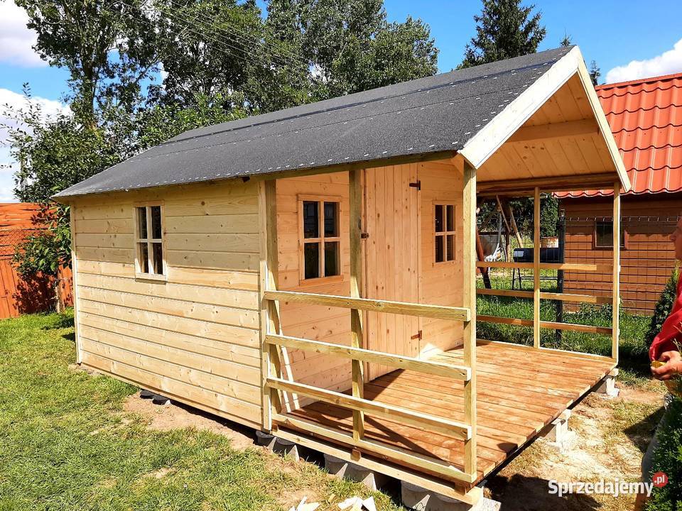 Domek drewniany ogrodowy