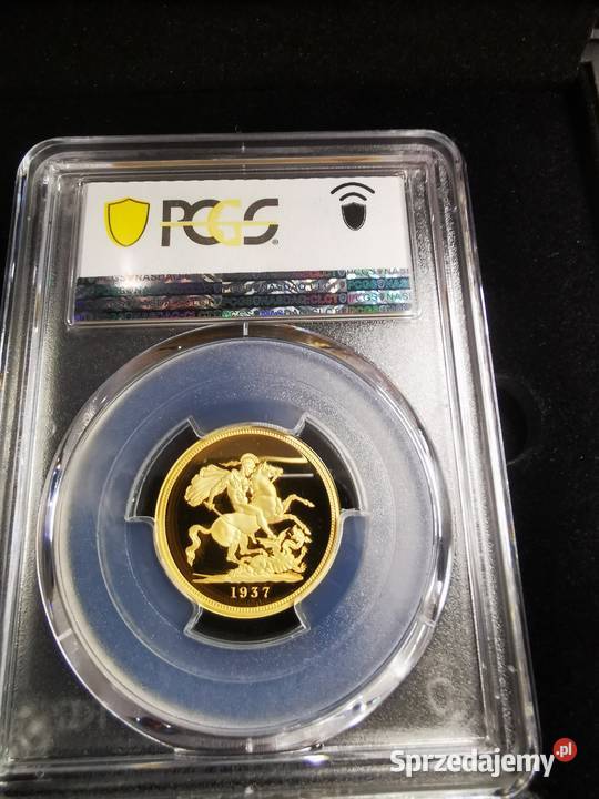 Edward VIII PCGS PR70 pudełko certyfikat Głogów