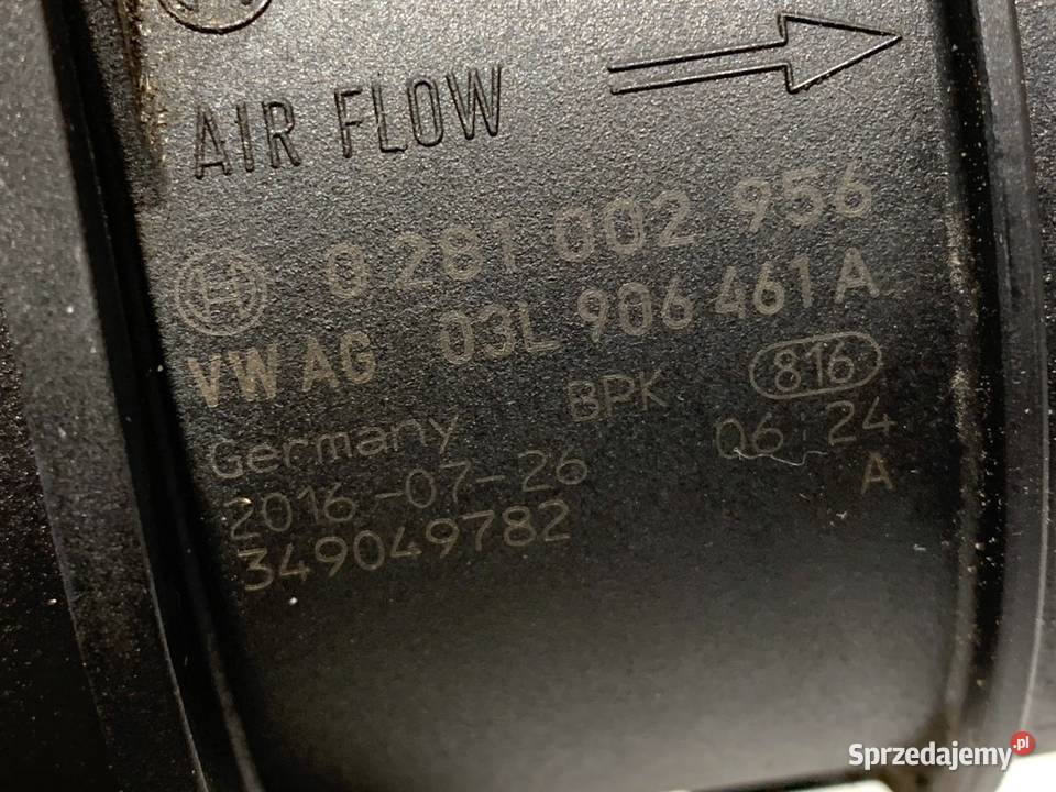 PRZEPŁYWOMIERZ VW PASSAT B8 03L906461A 20 190