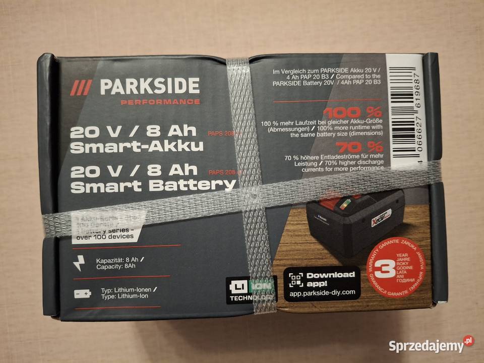 Akumulator PARKSIDE PERFORMANCE Smart X20V Team Zgierz