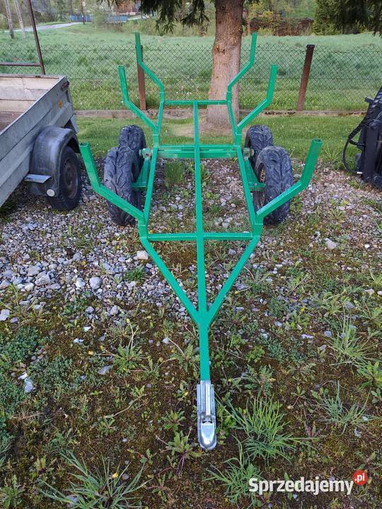 Przyczepa do quada profil 4 mm Tandem ładowność Leśnictwo Orawka