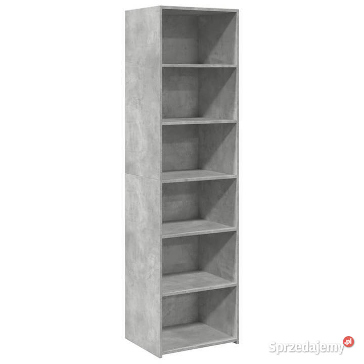 Wysoka szafka szarość betonu 50x41x185 WM3281683 mazowieckie Warszawa