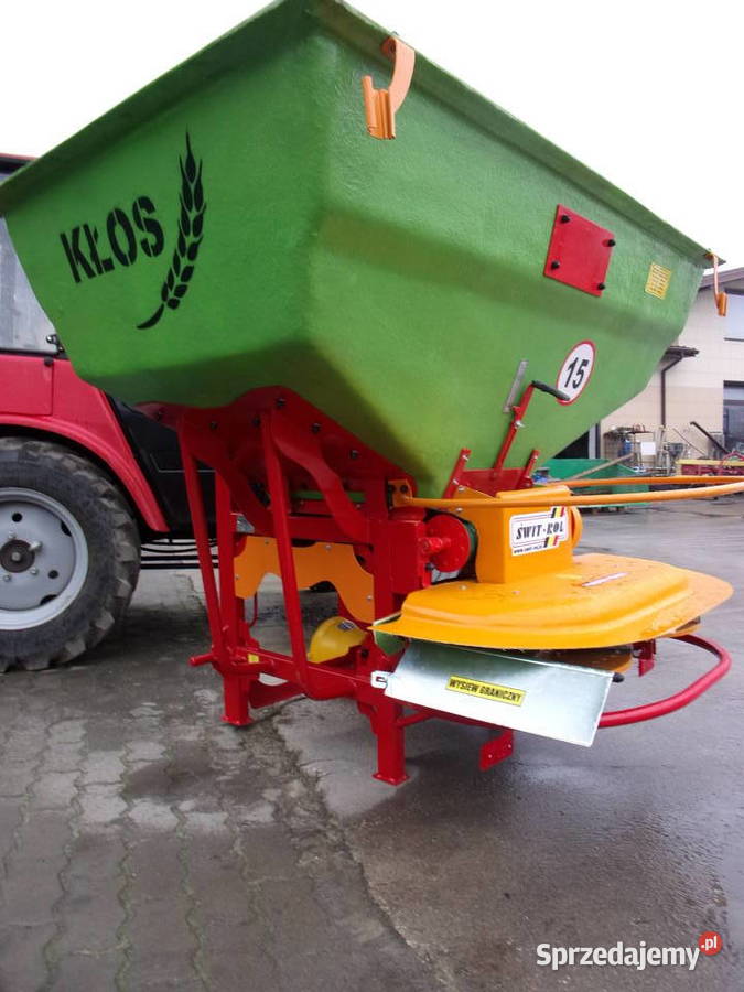 Rozsiewacz wapna i nawozów dwutarczowy KŁOS 800 Opoczno