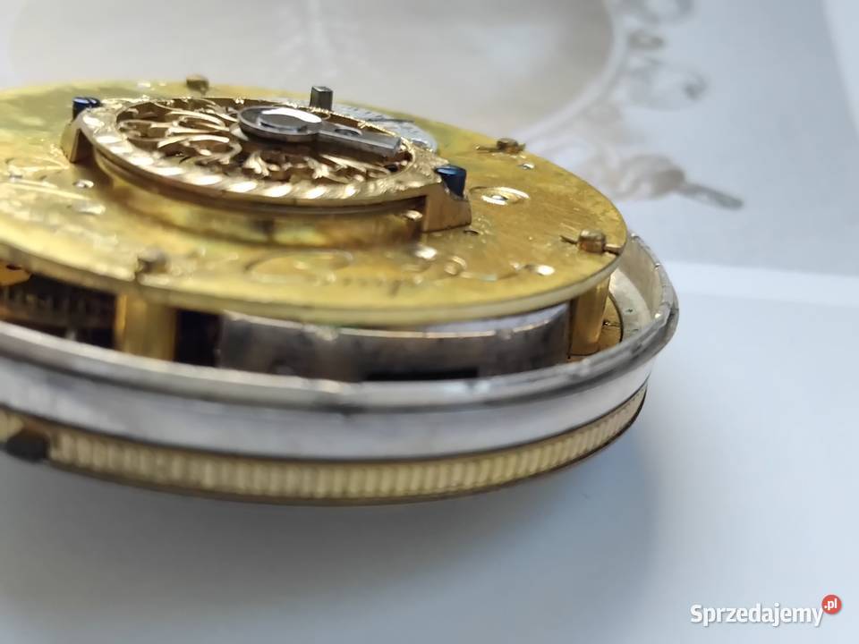 Szwajcarski budzik firmy Meuron et Comp 1780 Wagowo