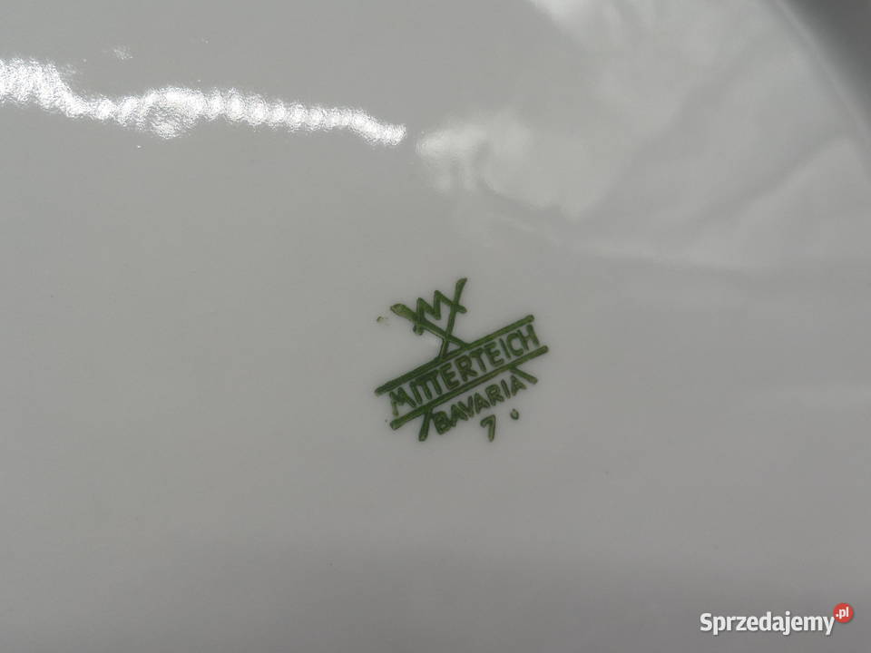 Zestaw śniadaniowy trio z porcelany Mitterteich wielkopolskie Raszków