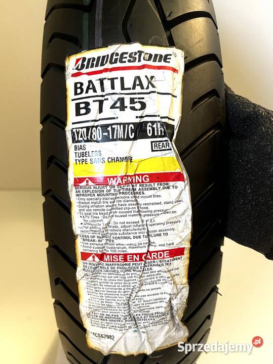 4359 Opona motocyklowa BRIDGESTONE BATTLAX BT45R Łobżenica