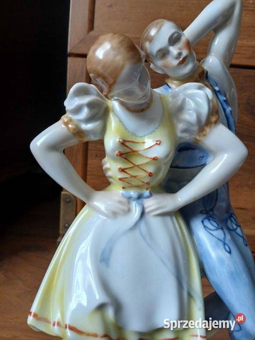 Duża figurka tancerzy Herenda Porcelana i szkło sprzedam
