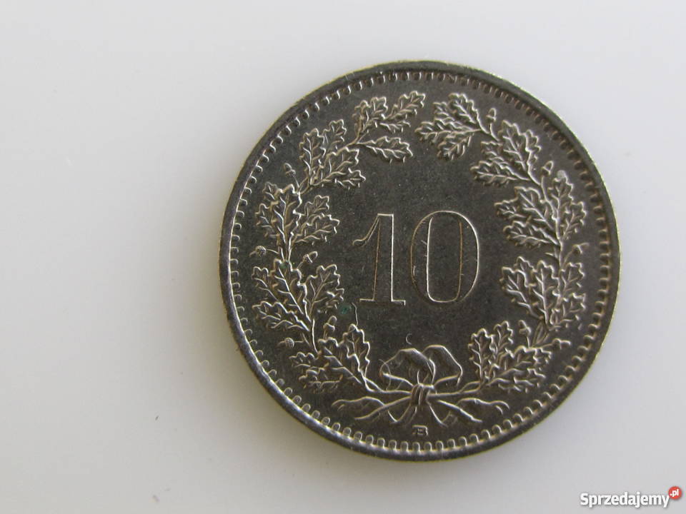Moneta10 rappenów 1994 Szwajcaria Olecko