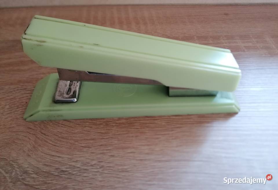 Zszywacz biurowy zielony Shanghaj China 424 Łódź sprzedam