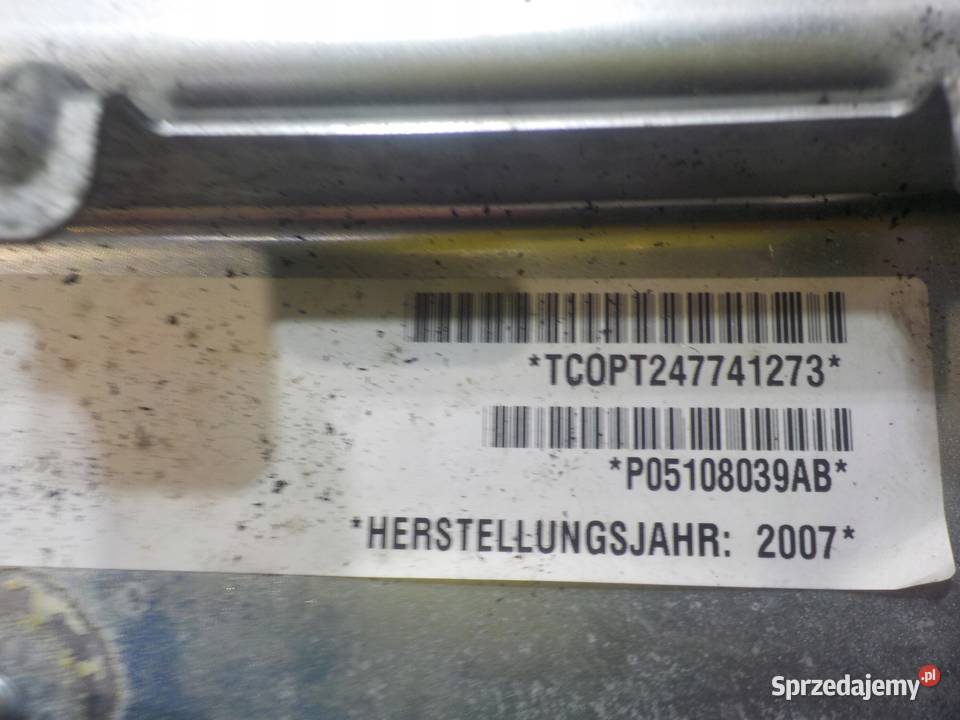 DODGE NITRO 08r 5D AIRBAG poduszka pasazera osobowe Poduszki powietrzne Suków