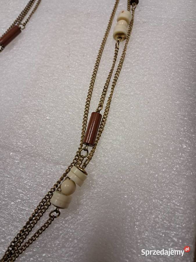 naszyjnik z prlu stan obwód 70 Naszyjniki sprzedam