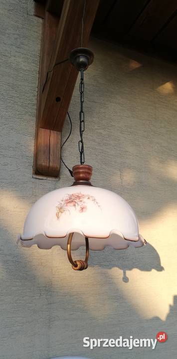 Lampa wisząca szklana stół żyrandol zwis stylowa Garwolin