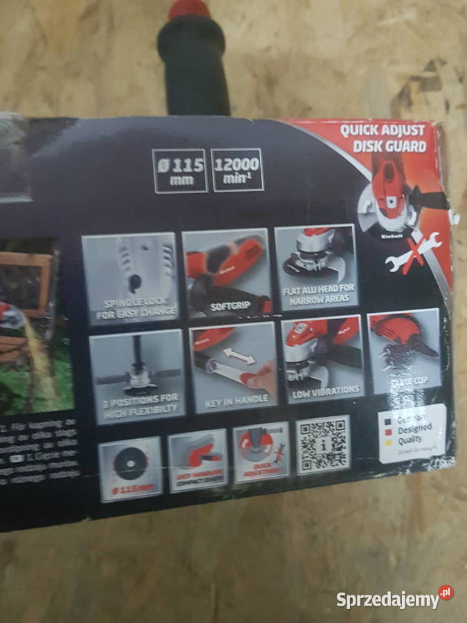 Einhell szlifierka kątowa TEAG 115600 Głogowa sprzedam