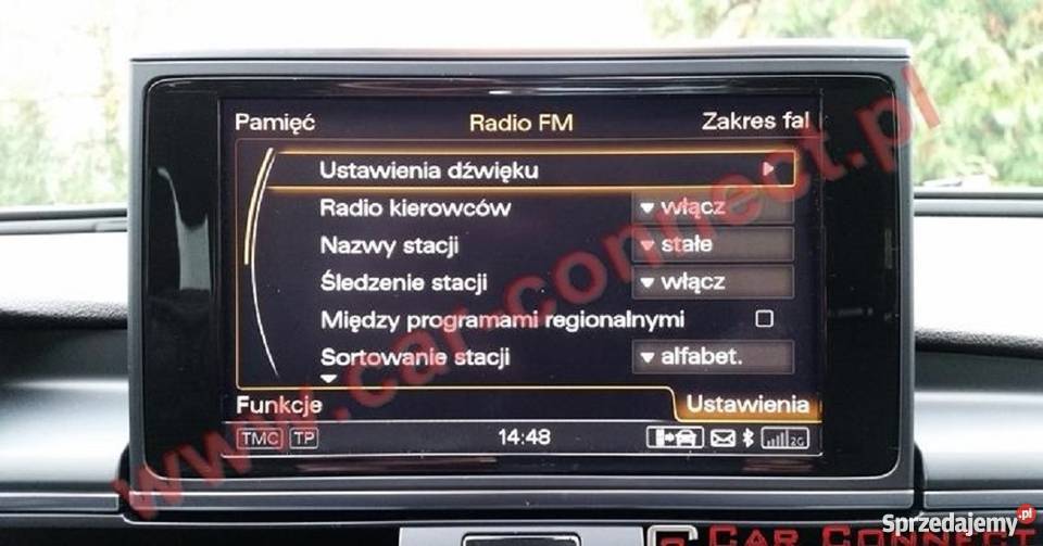 Audi polskie menu Warszawa Q5 A7 MMI RNSE A4 A6 mazowieckie