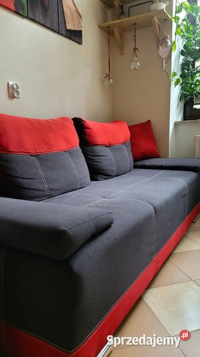 SofaKanapa VERA Agata Meble Funkcja spania Stan tkanina