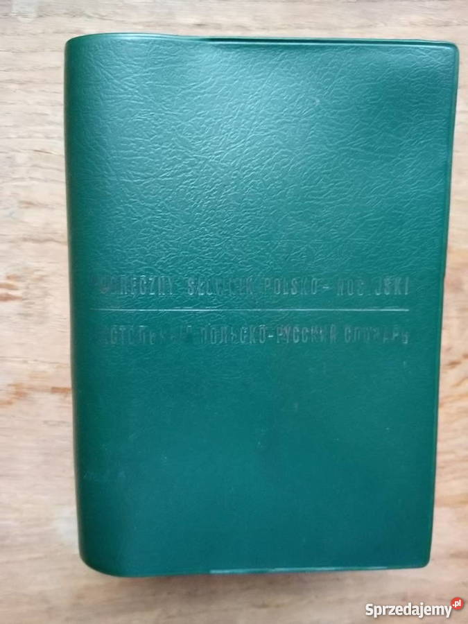 Podręczny słownik polskorosyjski książka 1969r miękka z obwolutą Dąbrowa Górnicza