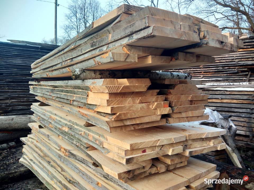 Tarcica deski brusy drewno BUK sezonowana gr 25 małopolskie Izdebnik