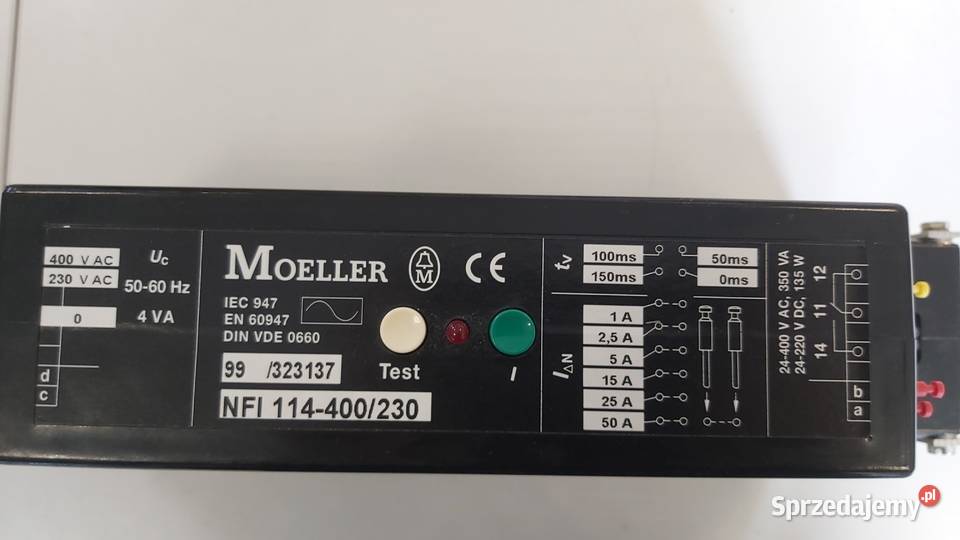 Dławik Moeller NFI 114400230 mazowieckie Wyszków sprzedam