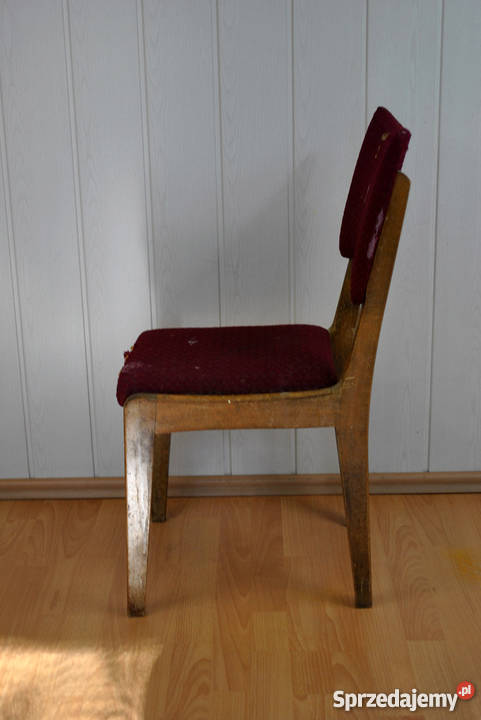 Krzesło lata 60 70 80 do renowacji PRL śląskie Sosnowiec