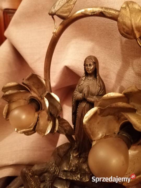 Lampka z Matką Boską antyk Warszawa sprzedam