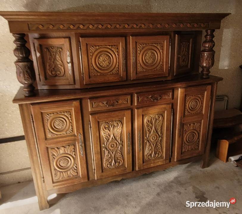 DREWNIANY KREDENS Nysa