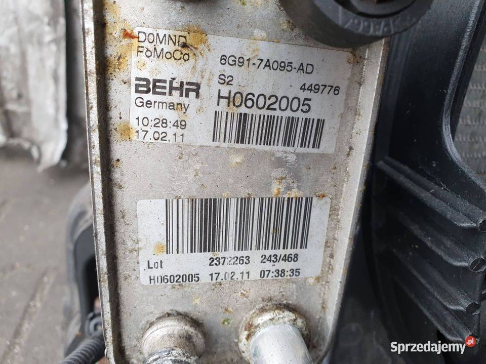 PAS PRZEDNI CHŁODNICE VOLVO S80 6G917A095AD Lipno