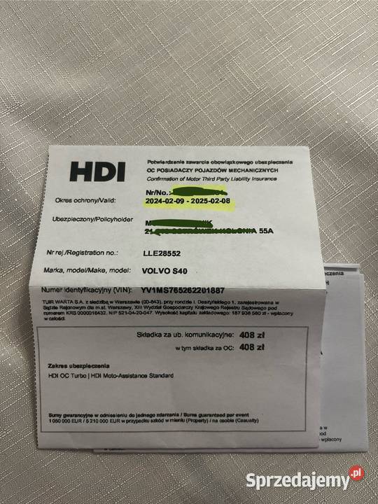 Sprzedam Volvo s40 gniazdo USB Łęczna