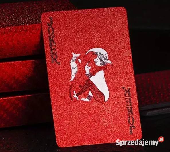 Super talia czerwonych kart na prezent Warszawa sprzedam