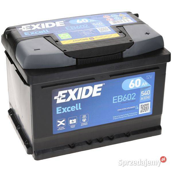 Akumulator Exide Excell 12V 60Ah 540A L2B P Akumulatory Jelcz-Laskowice