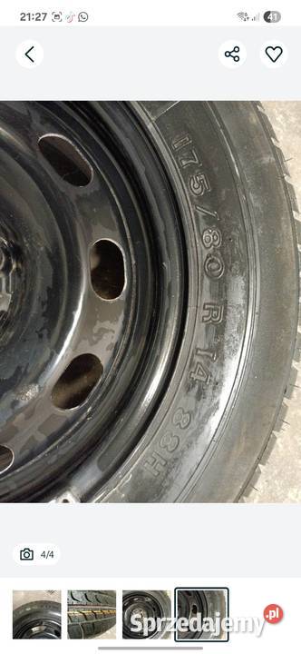 VW GOLF FELGA Z OPONĄ FIRESTONE 17580 R14 88H Średnica 14"