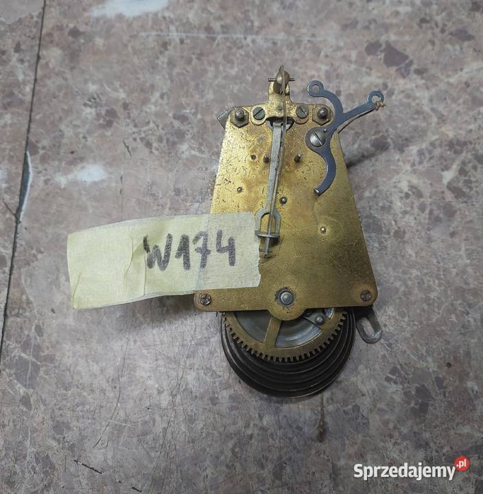 M174 Mechanizm starego zegara chodzik Antyki Tczew sprzedam