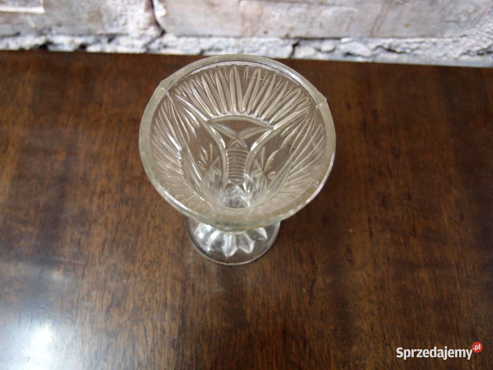 Kryształowy wazonik 117 produkcja PRL Łódź sprzedam