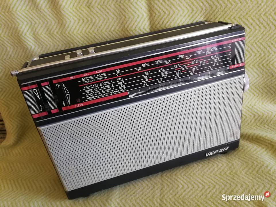 Radio VEF 214 ZSRR Sprawne zachodniopomorskie Szczecin