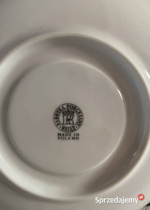 Dwie filiżanki plus podstawka porcelana Książ Filiżanki i spodki Filiżanki i spodki sprzedam