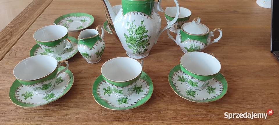 Porcelanowy serwis na 6 osób do kawy Mariell Warszawa sprzedam