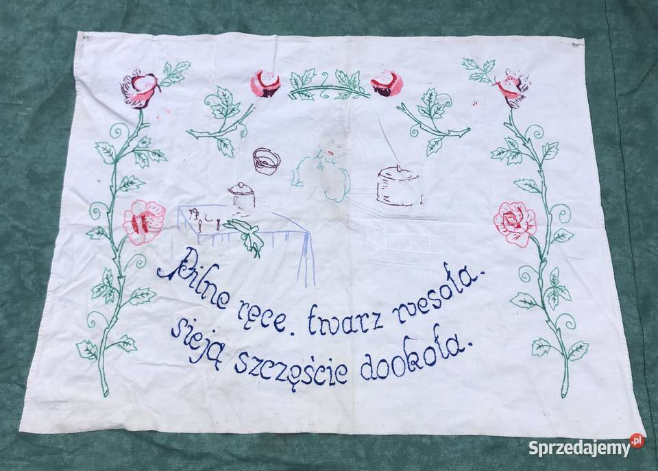 Zabytkowa Makatka Łowicz