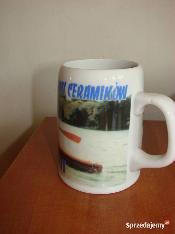XII Spływ Kajakowy Ceramików Lubiana 2001 kufel pomorskie Pruszcz Gdański