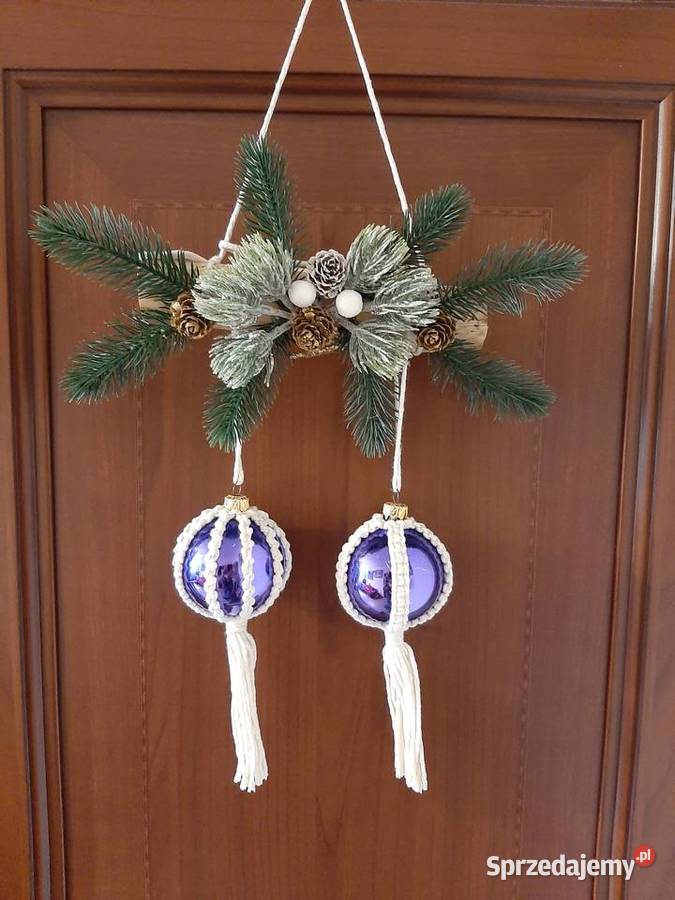 Dekoracja świąteczna do powieszenia boho makrama Boże Narodzenie Dekoracje świąteczne Bydgoszcz