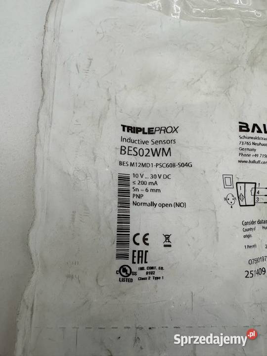 Balluff BES02WM BES M12MD1PSC60BS04G Czujnik mazowieckie sprzedam