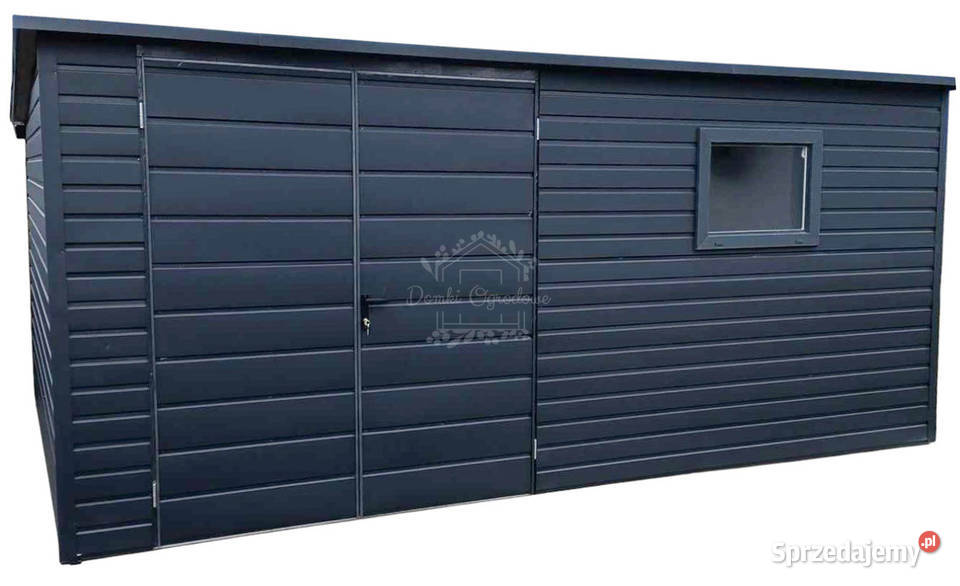 Schowek domek ogrodowy 5x3m Brama dwuskrzydłowa Drawsko Pomorskie