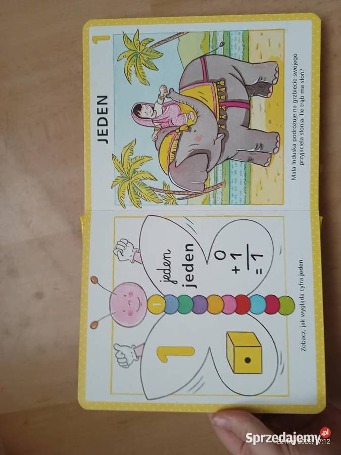 Książeczka dzieci Obrazki maluchów Cyfry zachodniopomorskie