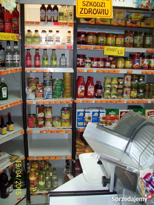 Regały sklepowe lady